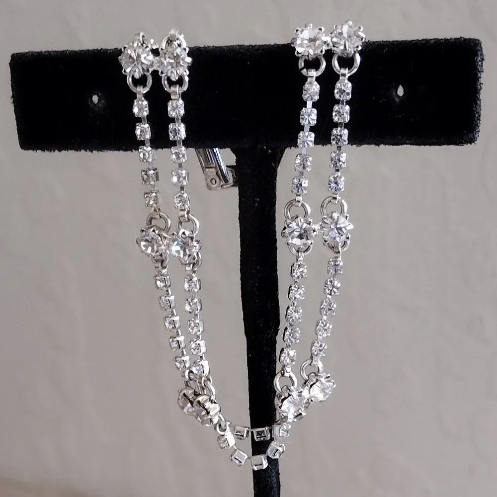 Clear Rhinestone Bracelet - Picture 3 of 5